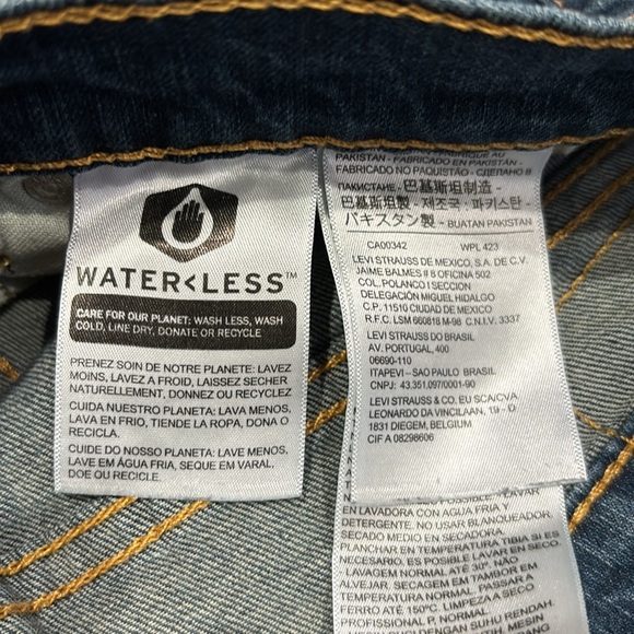 Levi's Classic Straight Blue Jeans - Picture 7 of 8